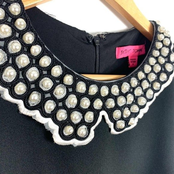 Nwt Betsey Johnson Pear Collar Cocktail Dress Women's Sz 10 - Picture 6 of 8